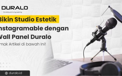 Bikin Studio Estetik Instagramable dengan Wall Panel Duralo