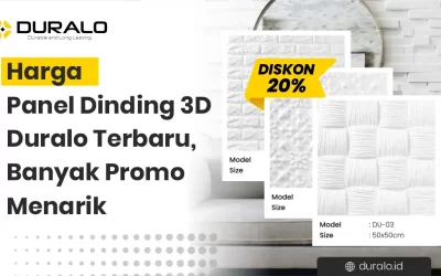 Harga Panel Dinding 3D Duralo Terbaru, Banyak Promo Menarik