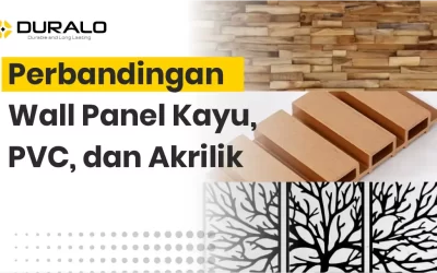 Perbandingan Wall Panel Kayu, PVC, dan Akrilik