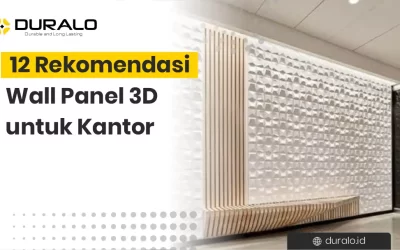12 Rekomendasi Wall Panel 3D untuk Kantor