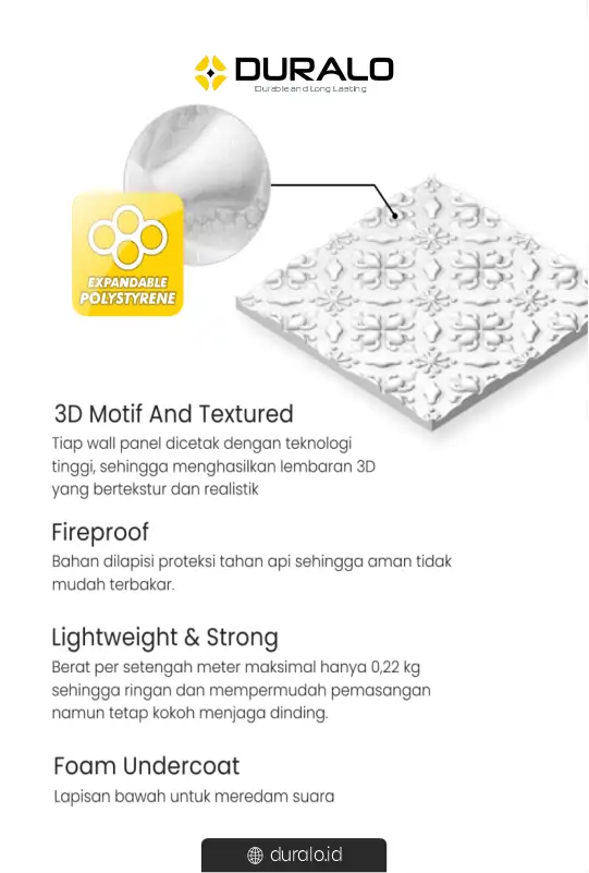 Wall Panel 3D yang Mudah Pasangnya, Bisa Meredam Suara