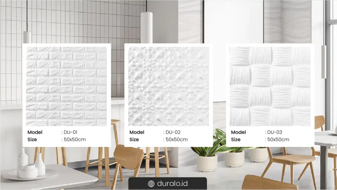 Pilihan Motif Wall Panel 3D, Harga Terjangkau