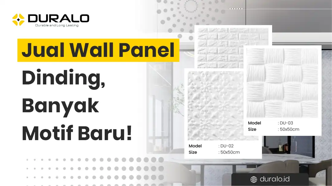Jual Wall Panel Dinding, Banyak Motif Baru!