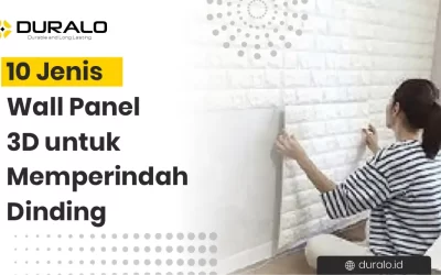 10 Jenis Wall Panel 3D untuk Memperindah Dinding