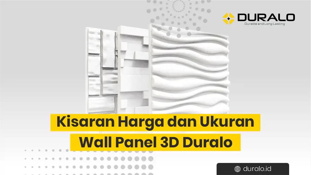 Kisaran Harga dan Ukuran Wall Panel 3D Duralo
