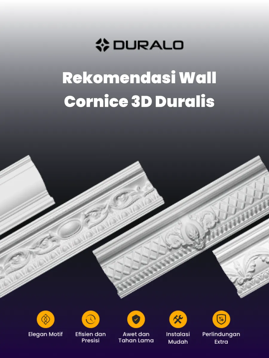 Rekomendasi Wall Cornice 3D Duralis
