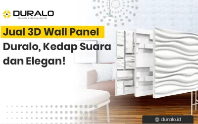Jual 3D Wall Panel Duralo, Kedap Suara dan Elegan!