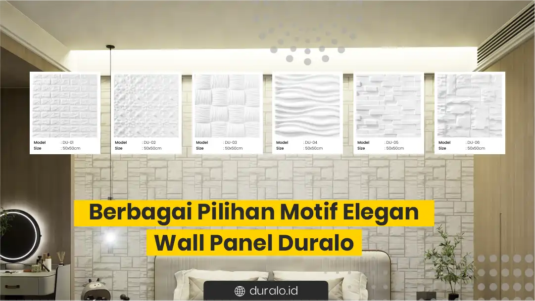 Berbagai Pilihan Motif Elegan Wall Panel Duralo 