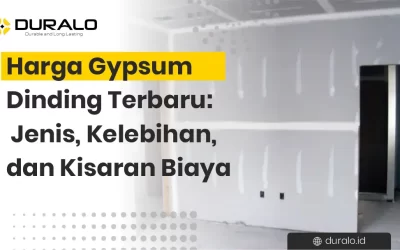 Harga Gypsum Dinding Terbaru: Jenis, Kelebihan, dan Kisaran Biaya
