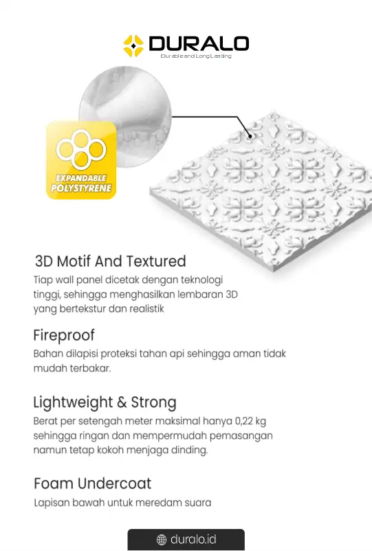 Pilih Wall Panel 3D Duralo, Untuk Mempercantik Ruangan