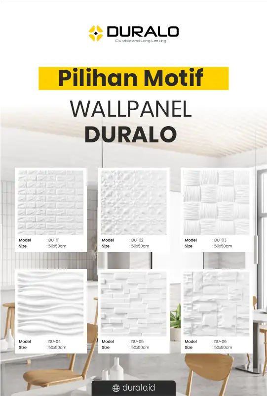 Rekomendasi Pilihan Motif Hiasan Dinding Wall Panel Duralo