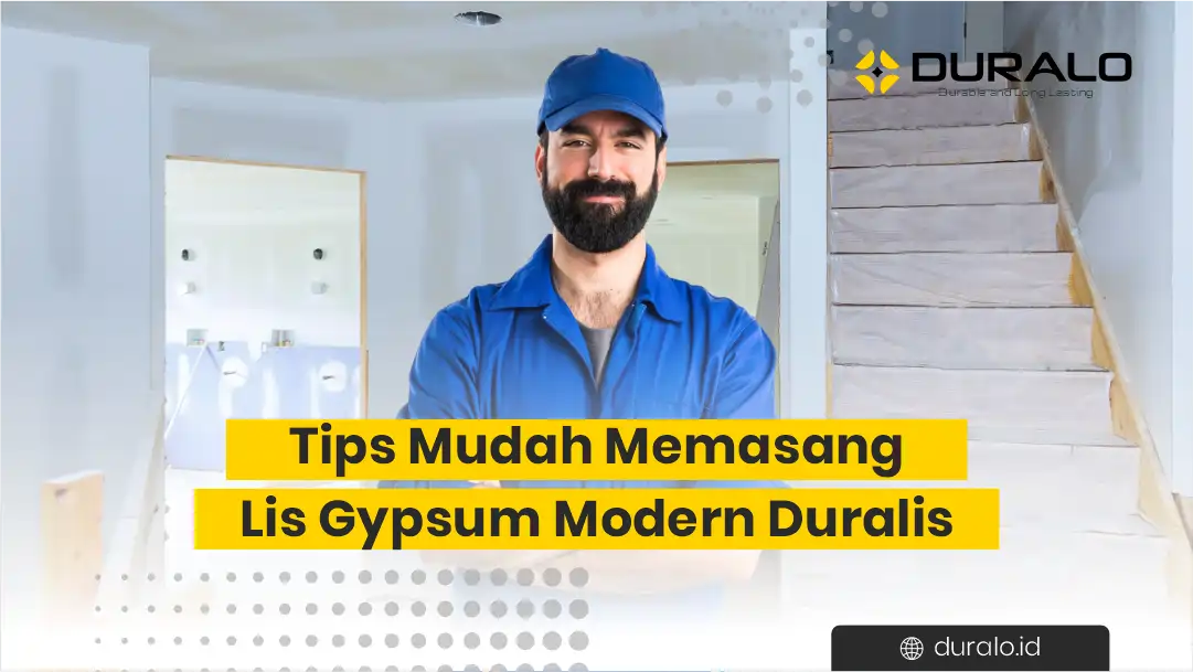 Tips Mudah Memasang Lis Gypsum Modern Duralis