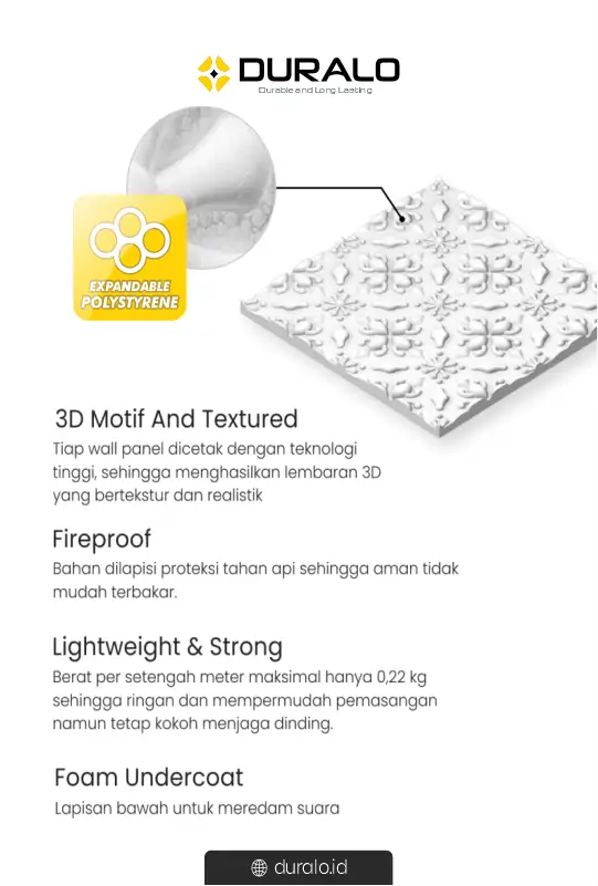 Keunggulan Wall Panel Estetik Merk Duralo 