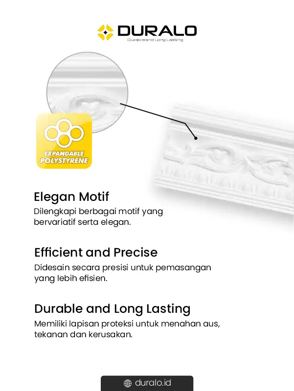Keunggulan Lis Gypsum Super Modern Duralis