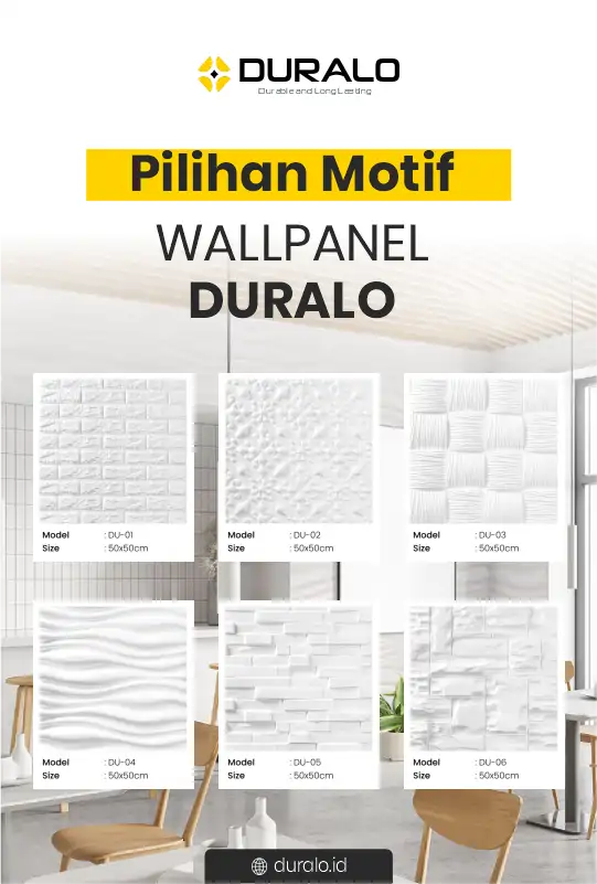 Pilihan Motif Mewah Panel Dinding Ruang Tamu 