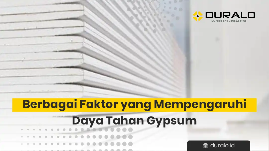 Berbagai Faktor yang Mempengaruhi Daya Tahan Gypsum