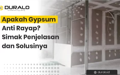 Apakah Gypsum Anti Rayap? Simak Penjelasan dan Solusinya