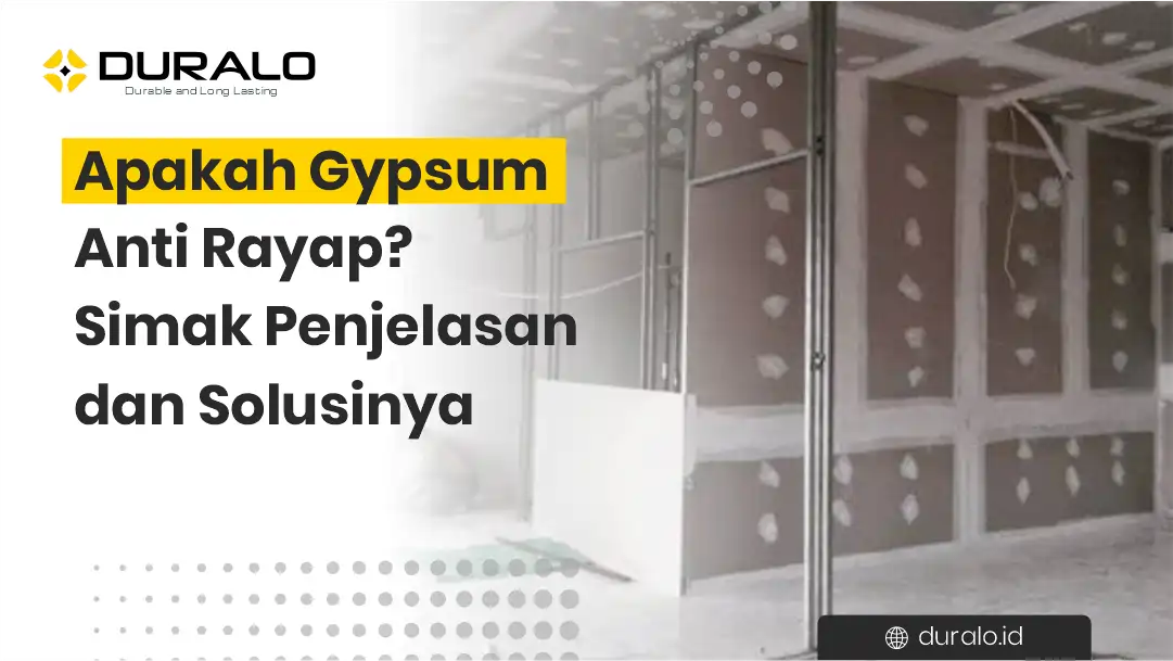 Apakah Gypsum Anti Rayap? Simak Penjelasan dan Solusinya