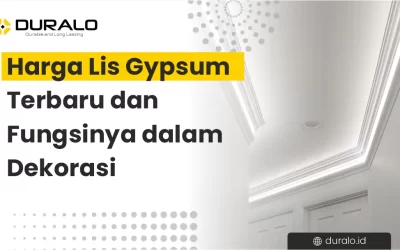 Harga Lis Gypsum Terbaru dan Fungsinya dalam Dekorasi