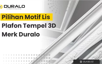 Pilihan Motif Lis Plafon Tempel 3D Merk Duralo