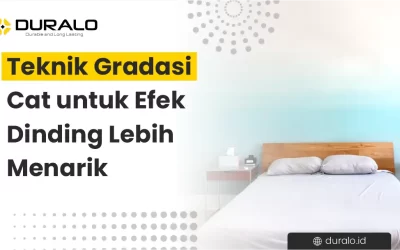 Teknik Gradasi Cat untuk Efek Dinding Lebih Menarik