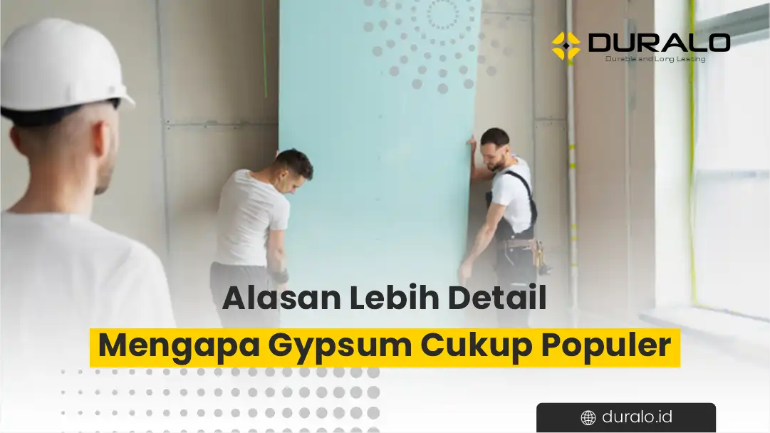 Alasan Lebih Detail Mengapa Gypsum Cukup Populer
