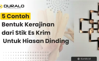 5 Contoh Bentuk Kerajinan dari Stik Es Krim Untuk Hiasan Dinding