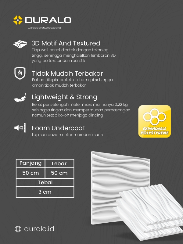 Keunggulan Wall Panel 3D Duralo
