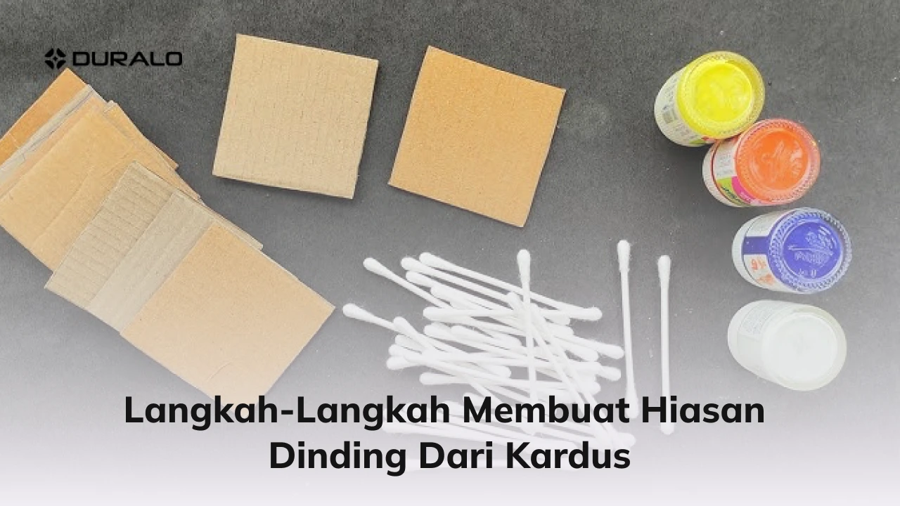 Langkah-Langkah Membuat Hiasan Dinding dari Kardus