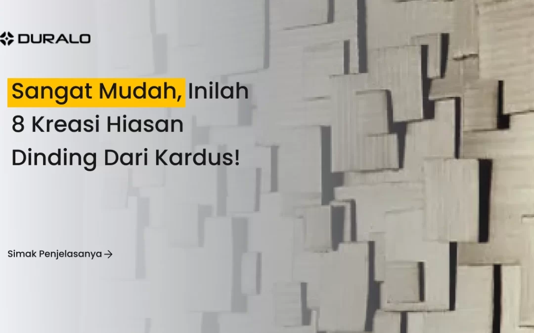 Sangat Mudah, Inilah 8 Kreasi Hiasan Dinding dari Kardus!