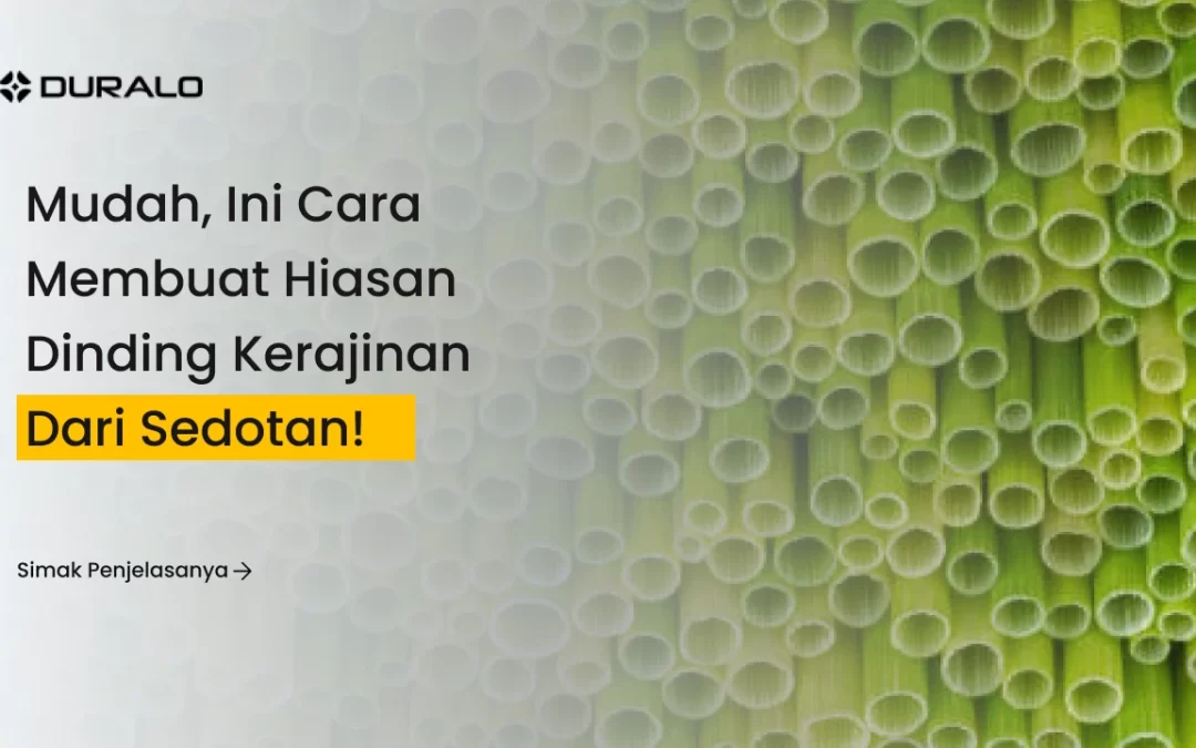 Mudah, Ini Cara Membuat Hiasan Dinding Kerajinan dari Sedotan!