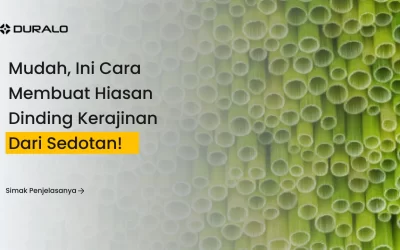 Mudah, Ini Cara Membuat Hiasan Dinding Kerajinan dari Sedotan!