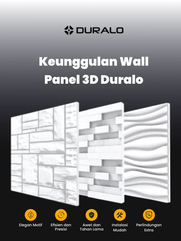 Keunggulan Wall Panel 3D Duralo