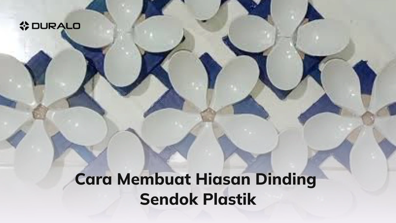 Cara Membuat Hiasan Dinding Sendok Plastik