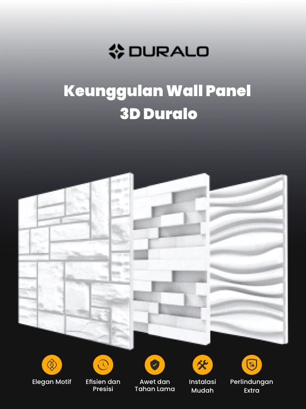 Keunggulan Wall Panel 3D Duralo