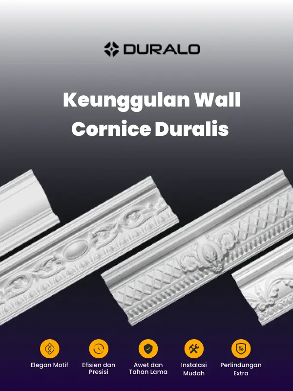 Berbagai Keunggulan Hiasan Plafon Wall Cornice Duralis