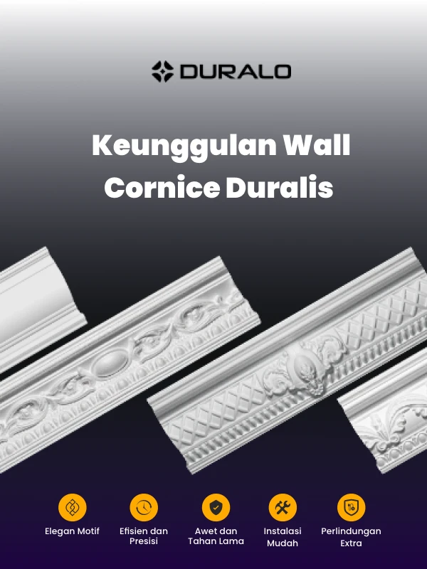 Berbagai Keunggulan Lis Plafon Wall Cornice Duralis