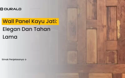 Wall Panel Kayu Jati: Elegan dan Tahan Lama