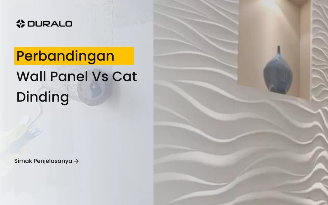 Perbandingan Wall Panel vs Cat Dinding