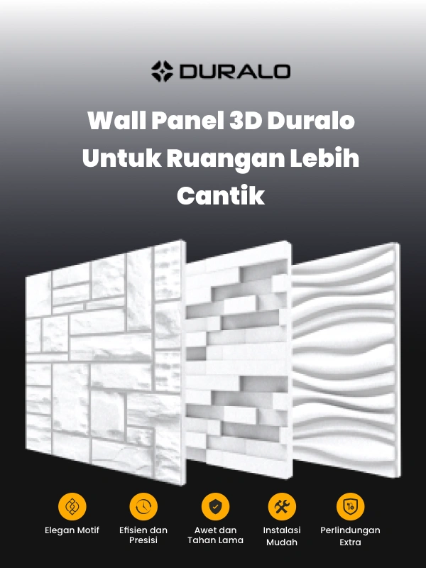 Wall Panel 3D Duralo untuk Ruangan Lebih Cantik