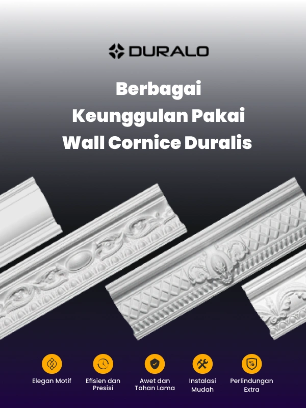 Berbagai Keunggulan Pakai Wall Cornice Duralis