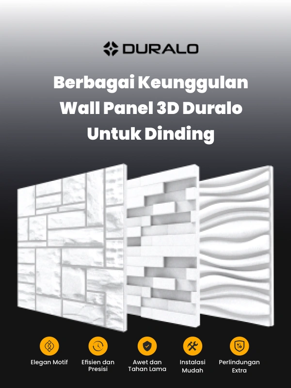 Berbagai Keunggulan Wall Panel 3D Duralo untuk Dinding