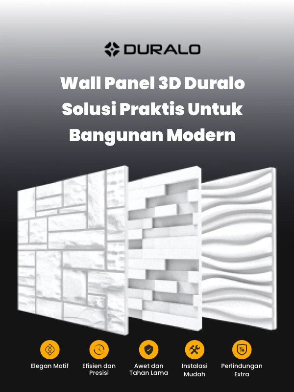Wall Panel 3D Duralo Solusi Praktis untuk Bangunan Modern