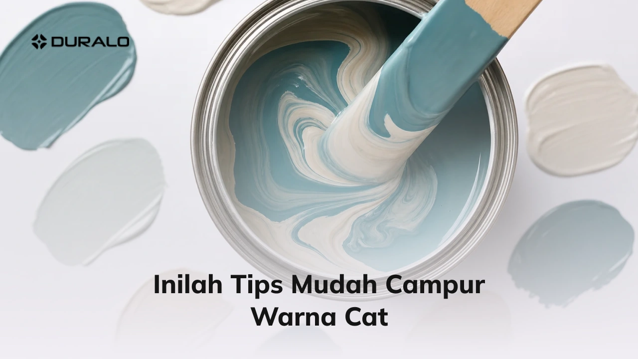 Inilah Tips Mudah Campur Warna Cat