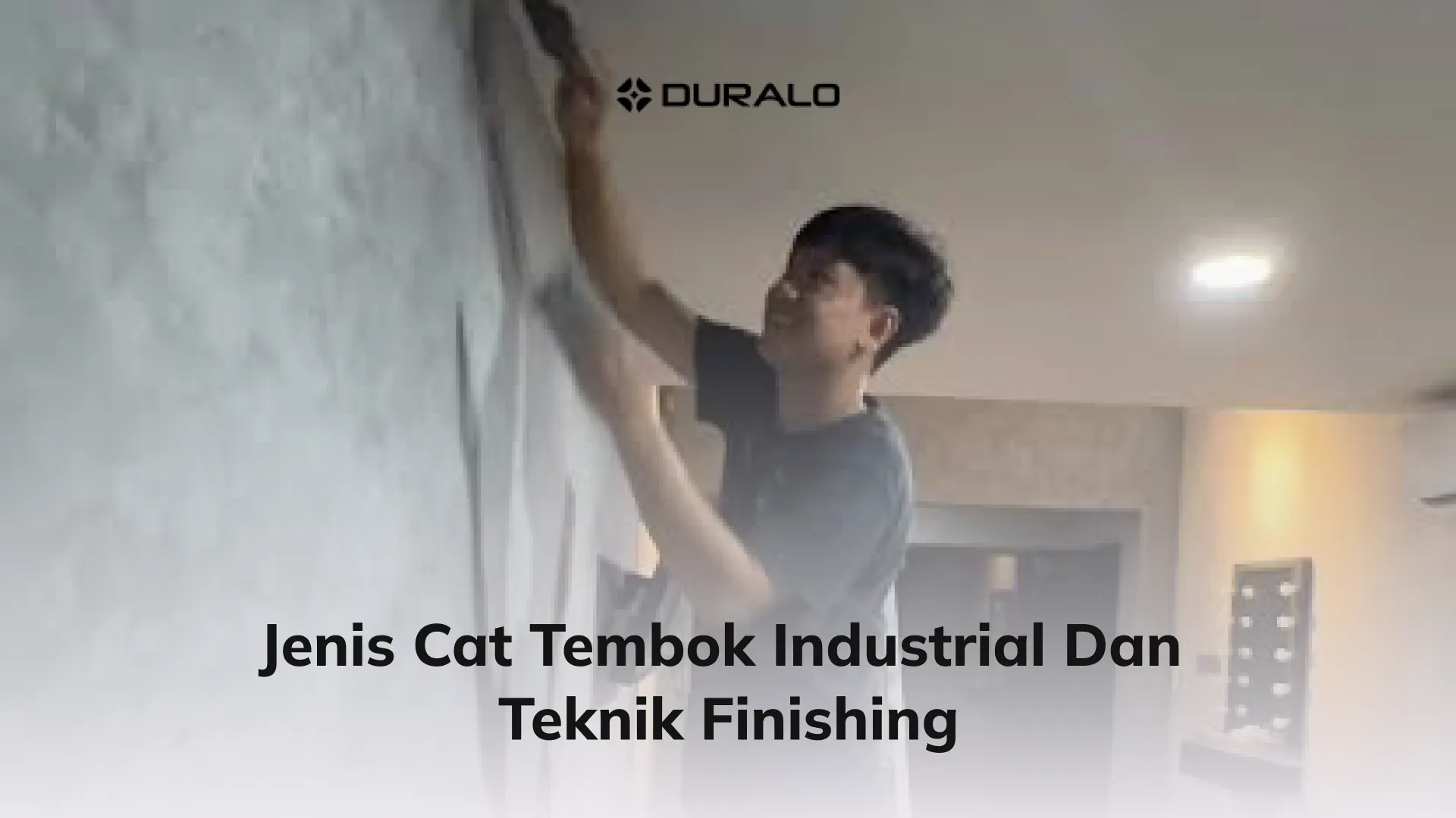 Jenis Cat Tembok Industrial dan Teknik Finishing