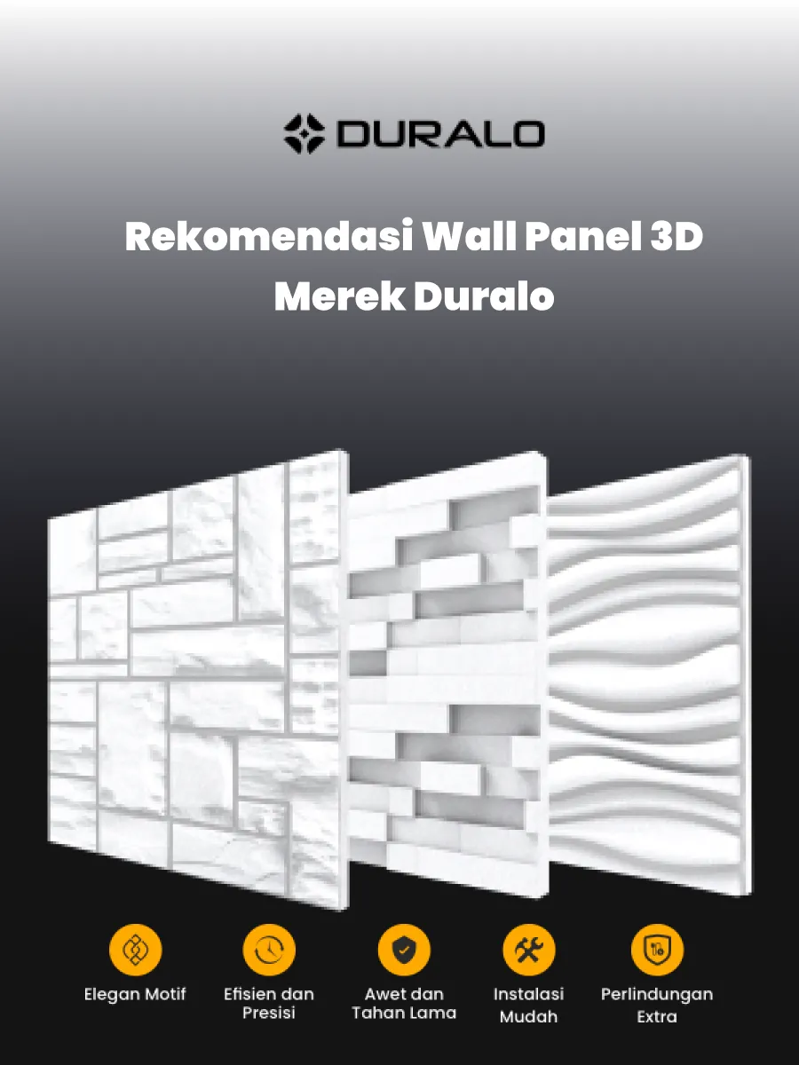 Rekomendasi Wall Panel 3D Merek Duralo