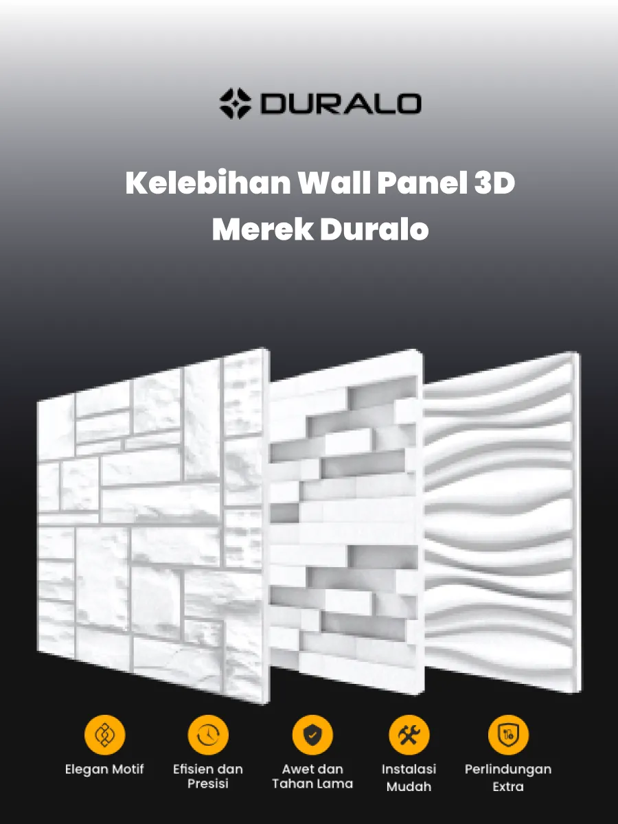 Kelebihan Wall Panel 3D Merek Duralo
