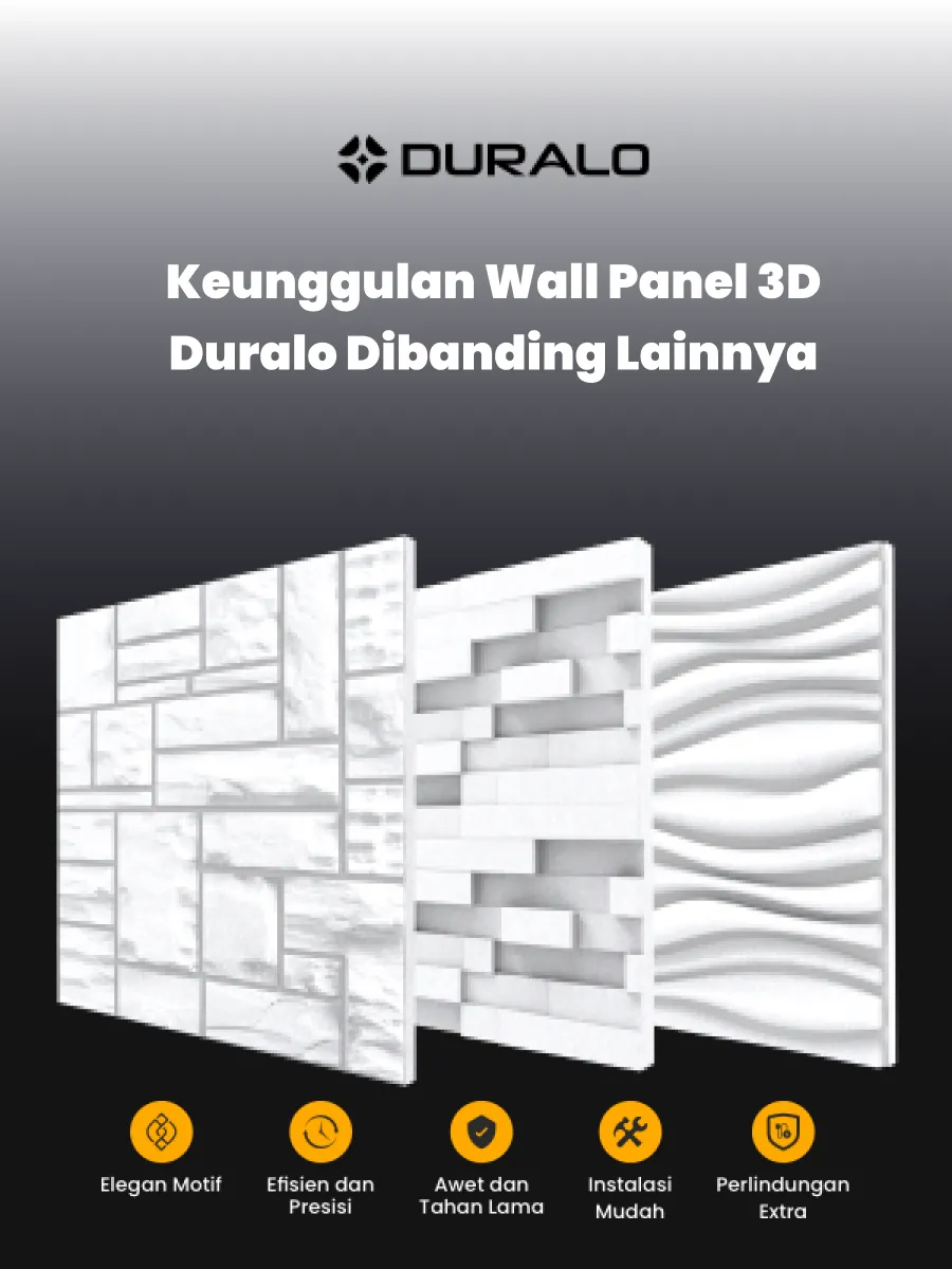 Keunggulan Wall Panel 3D Duralo Dibanding Lainnya