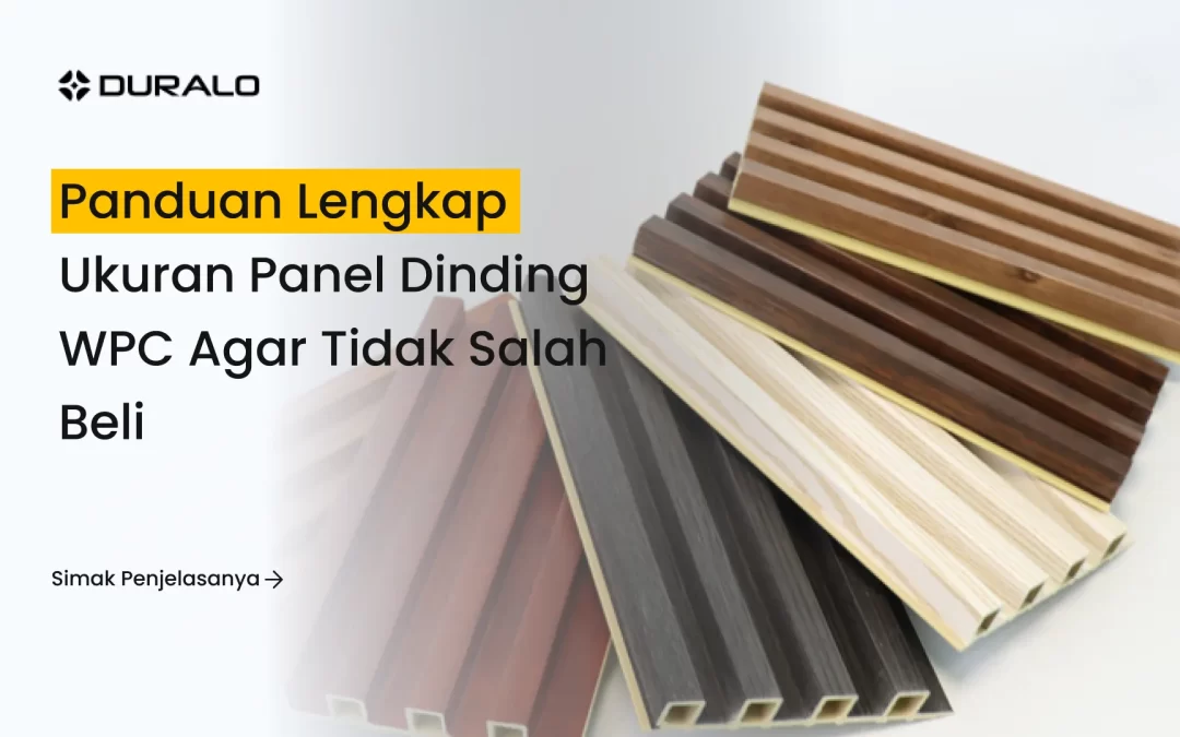 Panduan Lengkap Ukuran Panel Dinding WPC Agar Tidak Salah Beli