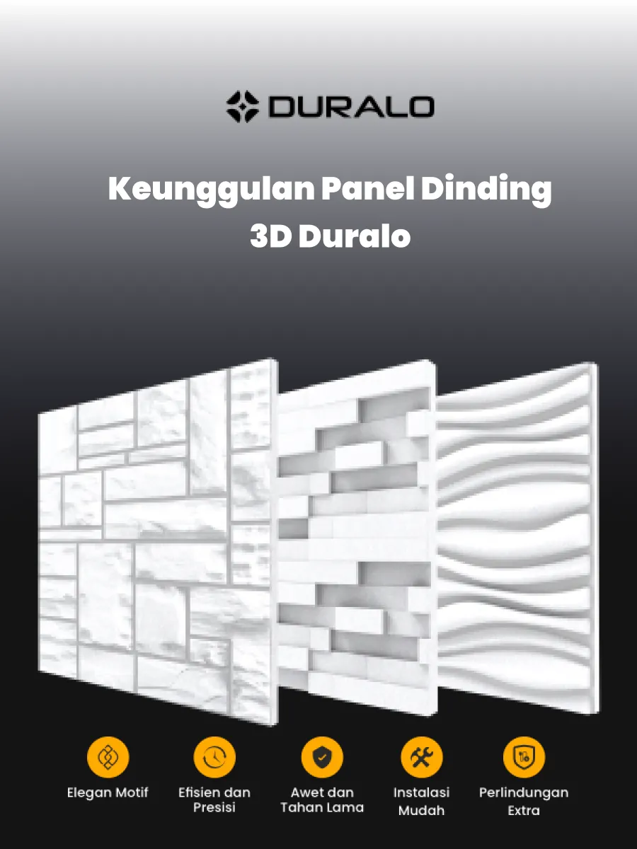Keunggulan Panel Dinding 3D Duralo